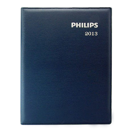 16K時尚簡約工商日誌-翻開式活頁筆記本-客製化LOGO