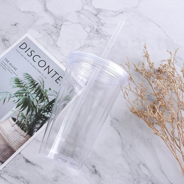 450ml廣告杯吸管杯