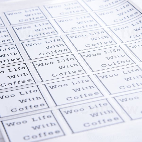 方形超黏銅版貼紙