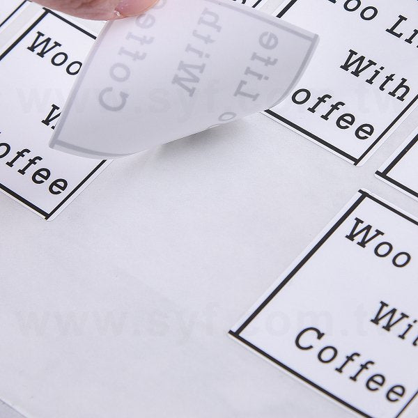 方形超黏銅版貼紙