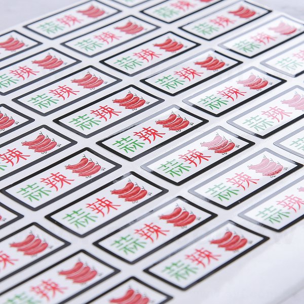 方形PVC合成貼紙