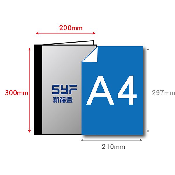 金屬扣邊菜單型錄-20x30cm封面彩色硬殼精裝-可印刷logo