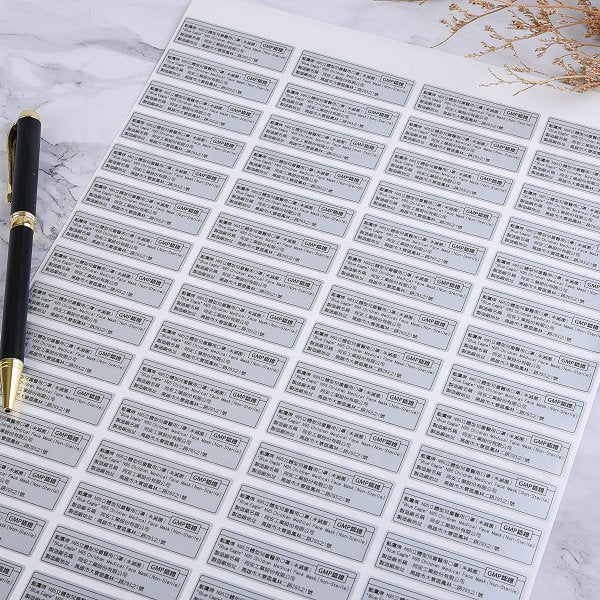 方形消光金屬貼紙