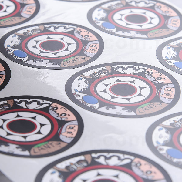 圓形PVC合成(珠光)防水貼紙