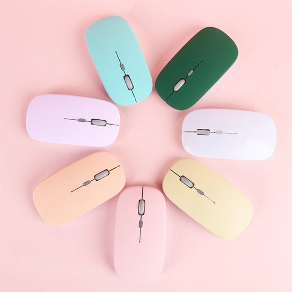 馬卡龍色無線藍芽滑鼠