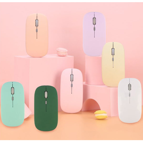 馬卡龍色無線藍芽滑鼠