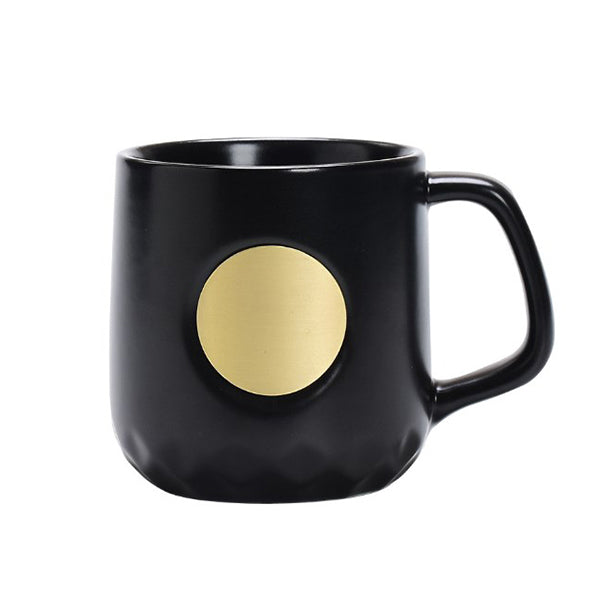 360ml復古銅片馬克杯