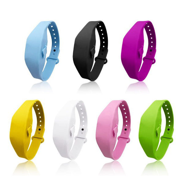 多扣可調矽膠洗手消毒手環