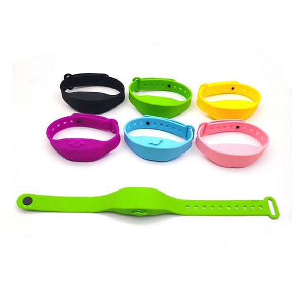 多扣可調矽膠洗手消毒手環