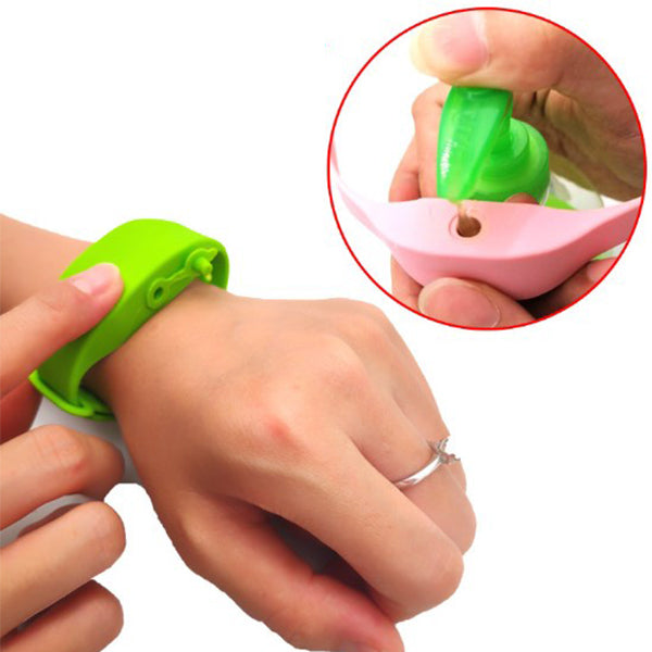 多扣可調矽膠洗手消毒手環