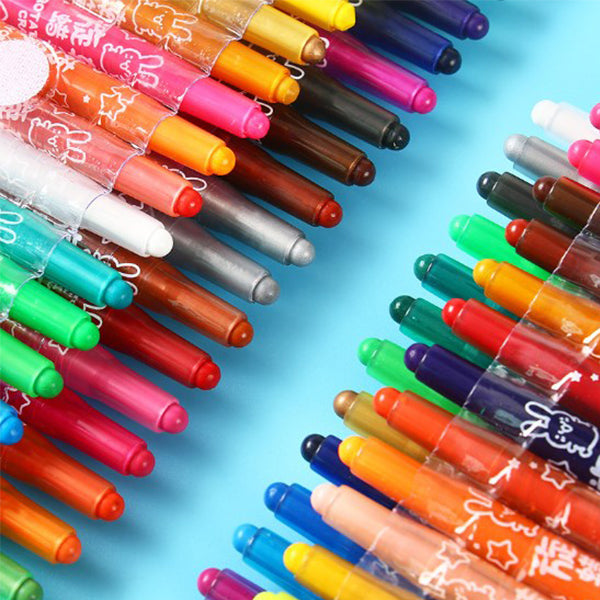 24色旋轉蠟筆組