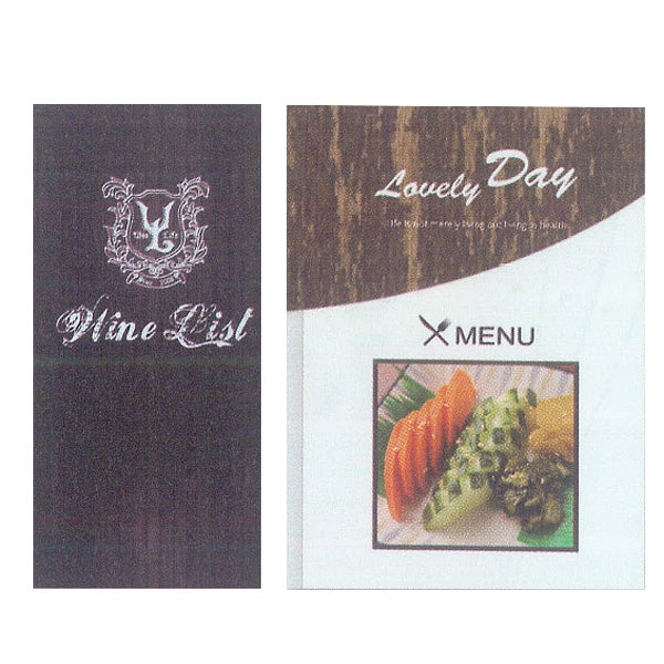 鉚釘式菜單型錄