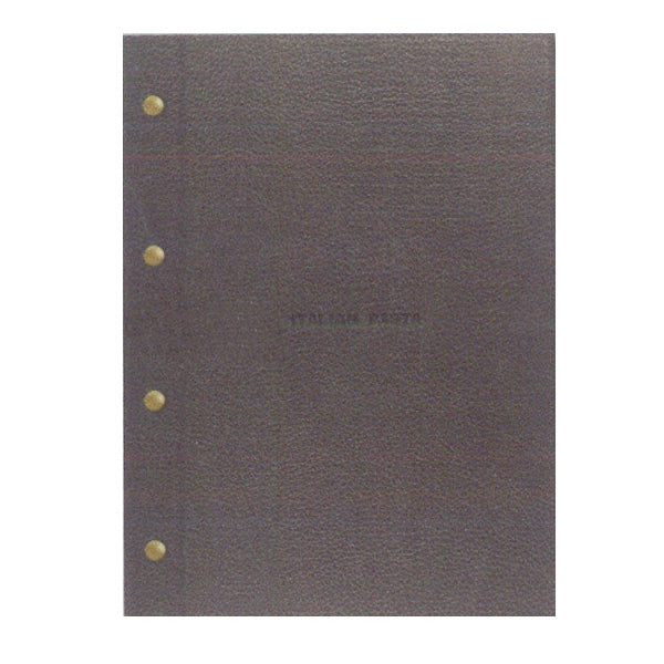 鉚釘式菜單皮革型錄