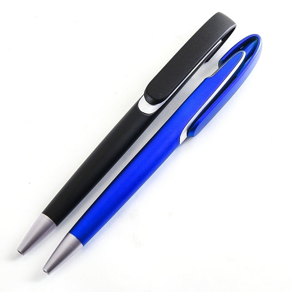 按壓式消光霧面筆桿禮品-單色原子筆