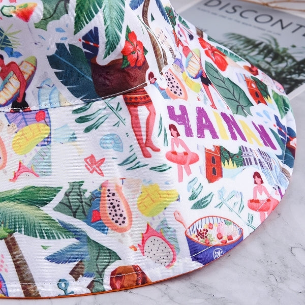 雙面戴滌綸製漁夫帽