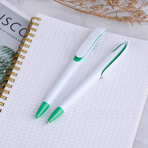 按壓式塑料單色筆