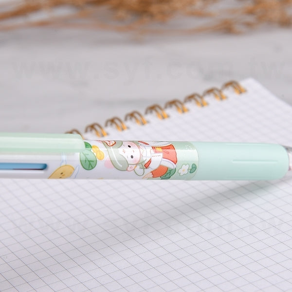 3色塑料筆桿多色筆