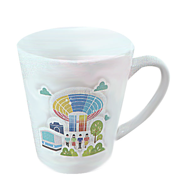 平口馬克造型斜口杯