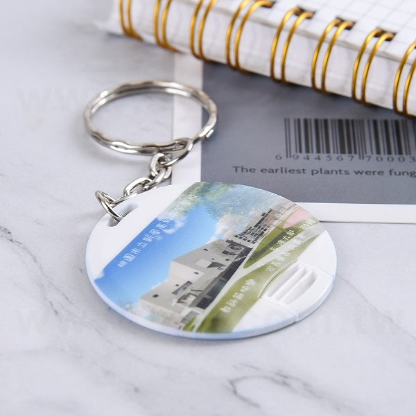 圓形塑膠鑰匙圈隨身碟