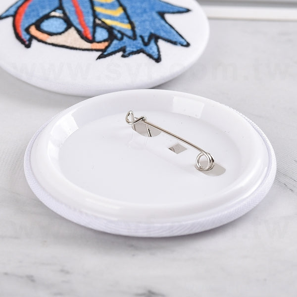 58mm圓形刺繡胸章