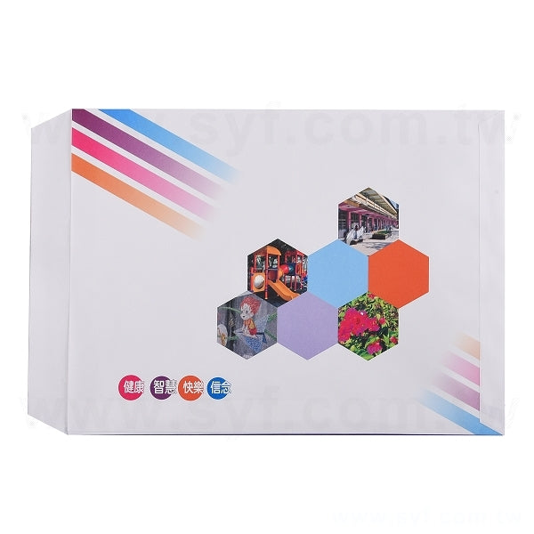 4K中式彩色信封