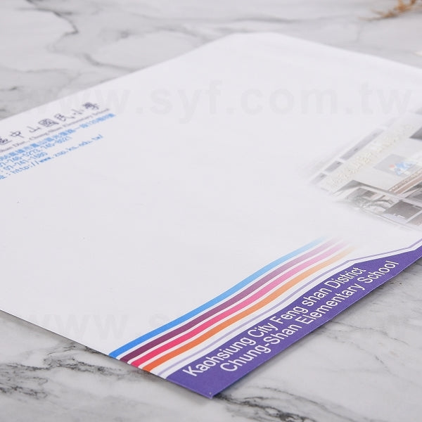 4K中式彩色信封