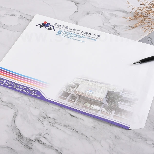 4K中式彩色信封