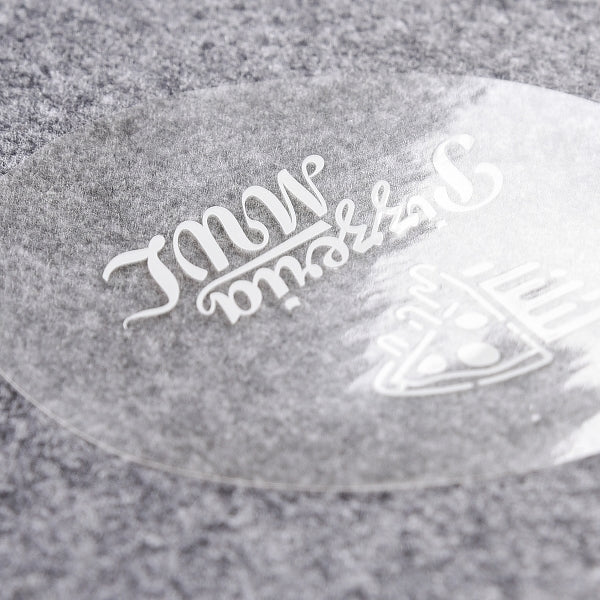 圓形透明防水貼紙