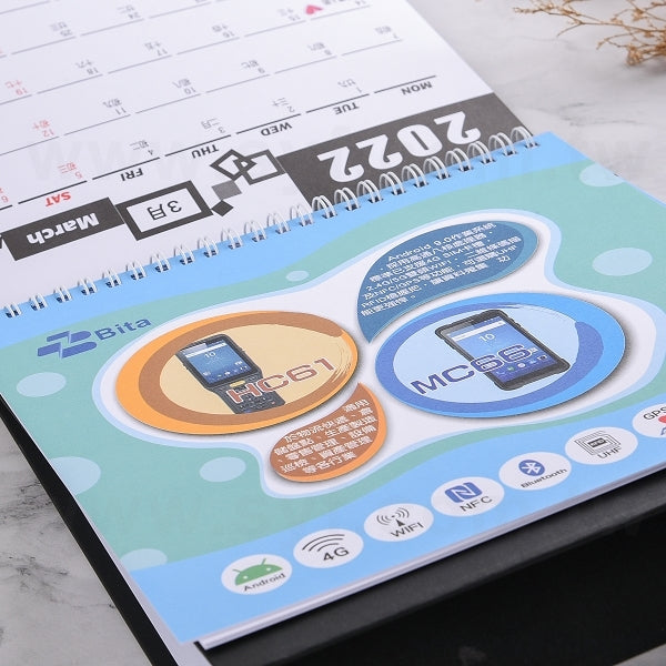 三角桌曆禮贈品印刷