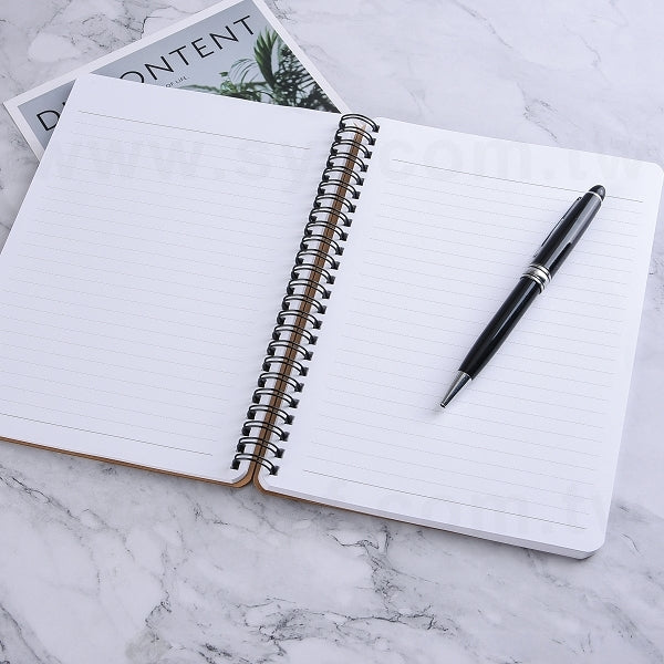 25K經典復古牛皮紙環裝筆記本