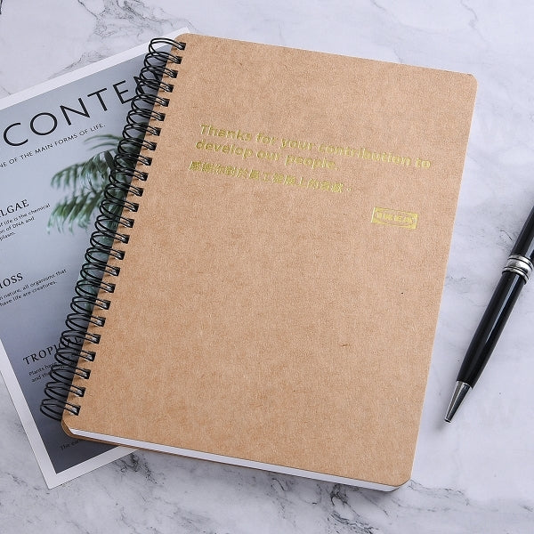 25K經典復古牛皮紙環裝筆記本