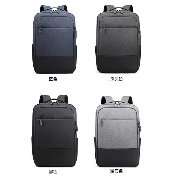 防潑水16吋商務電腦背包