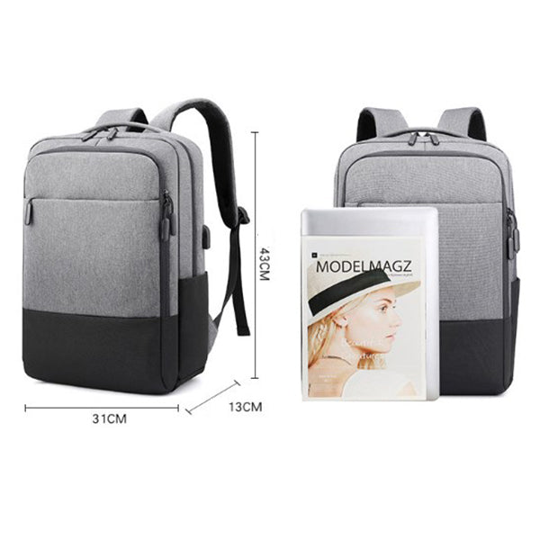 防潑水16吋商務電腦背包