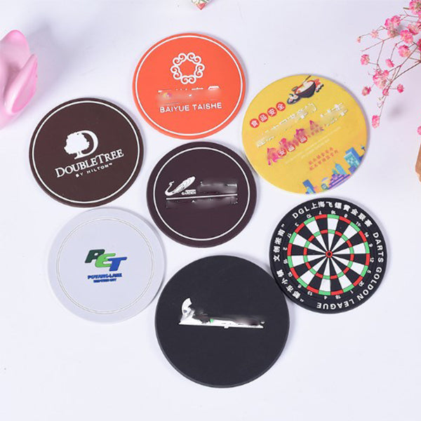 PVC軟膠杯墊-可印LOGO