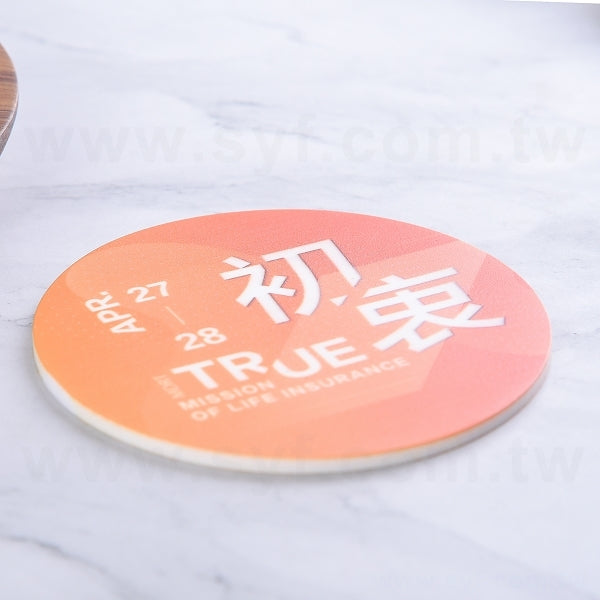 PVC軟膠杯墊-可印LOGO