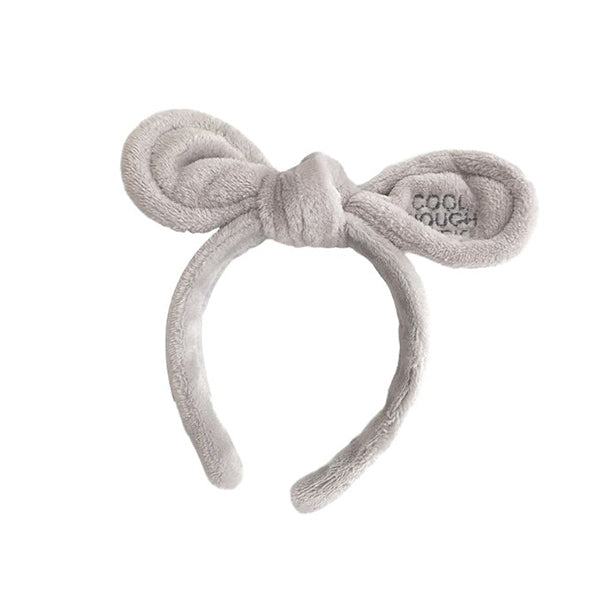 絨毛兔耳朵洗臉髮箍