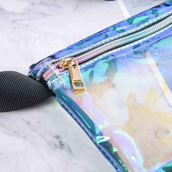 炫彩透明斜跨包