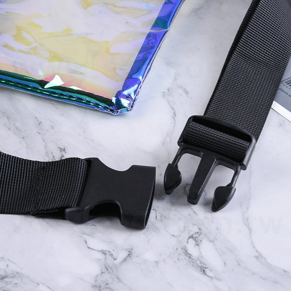 炫彩透明斜跨包