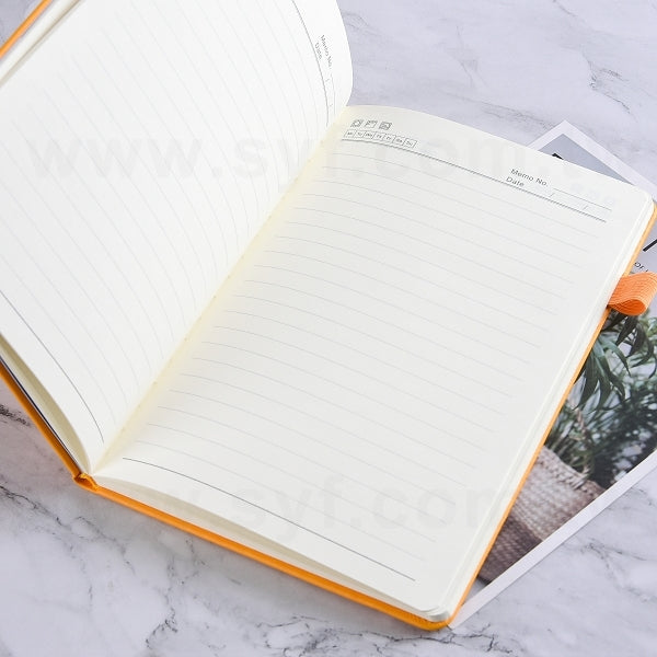 25K鬆緊束帶PU筆記本