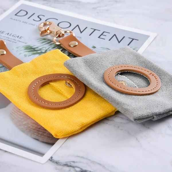 簡約風帆布寵物撿便袋