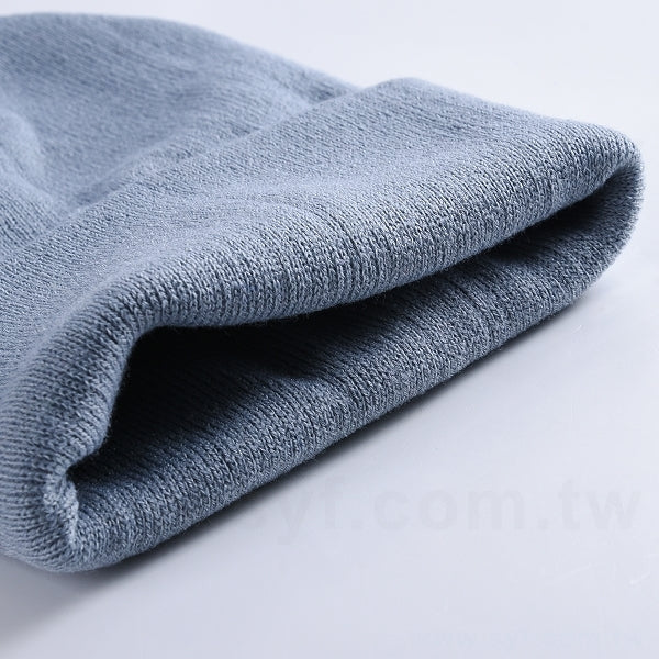 針織豆豆帽-可印刷logo