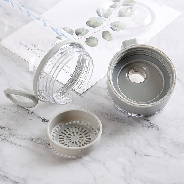 600ml彈跳蓋塑膠水杯