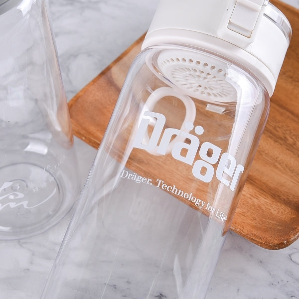 600ml彈跳蓋塑膠水杯