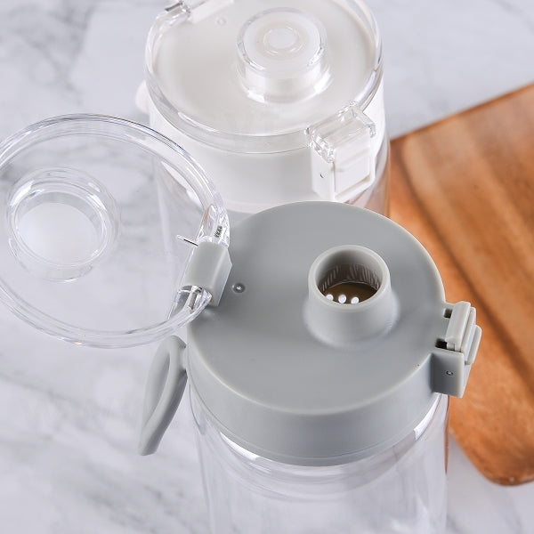 600ml彈跳蓋塑膠水杯