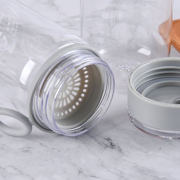 600ml彈跳蓋塑膠水杯