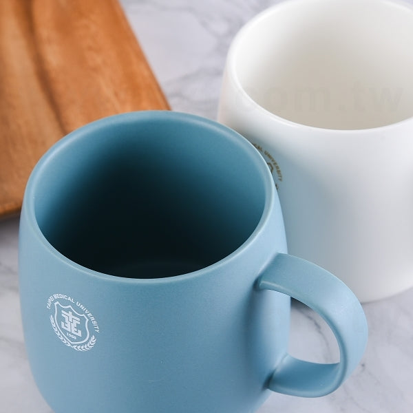 500ml陶瓷馬克杯-圓筒造型客製咖啡杯