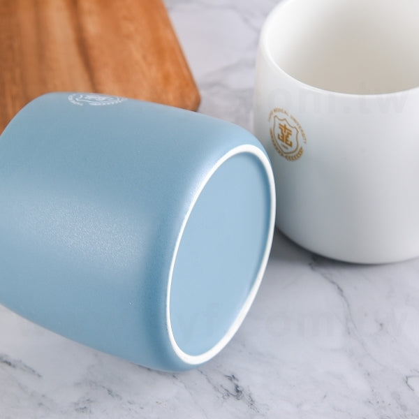 500ml陶瓷馬克杯-圓筒造型客製咖啡杯