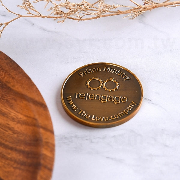 4x0.3cm金屬紀念幣