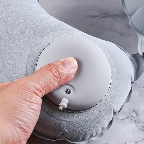 按壓式充氣頸枕-旅行禮品