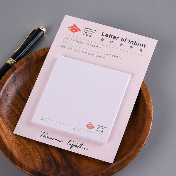 底卡直式便利貼